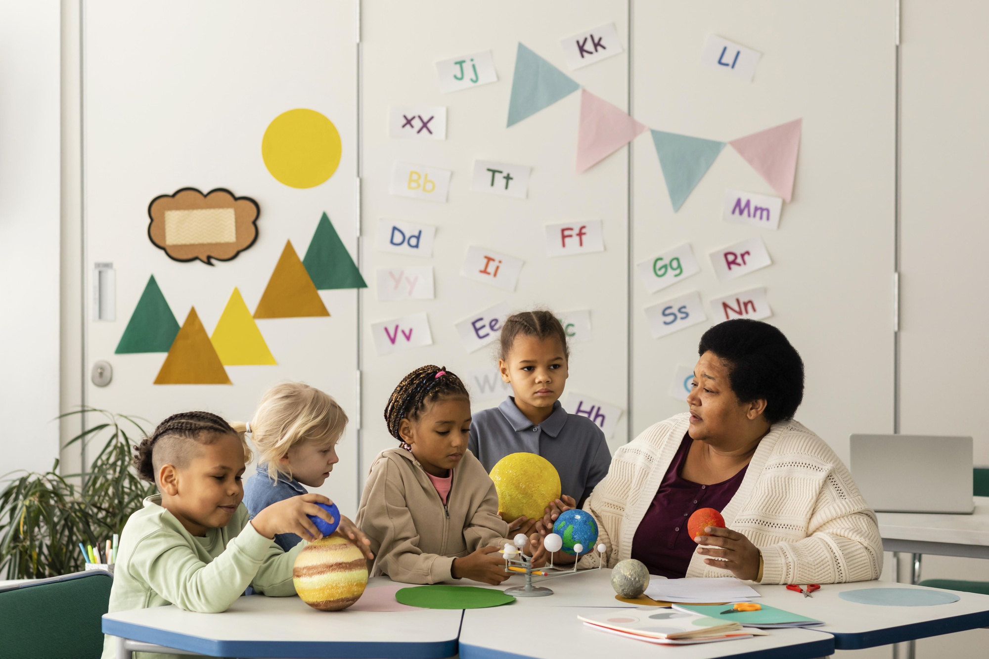 Children learning and playing at Tulip Kids